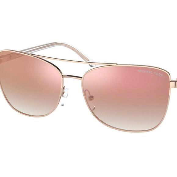 *NEW* Michael Kors Stratton Rose Gold MK11086F Sunglasses (MKXX050) - Picture 1 of 5